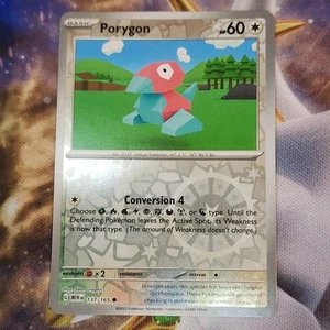 Pokémon Scarlet & Violet 151 Reverse Holo Rare Porygon 137/165 Near Mint TCG - Picture 1 of 2