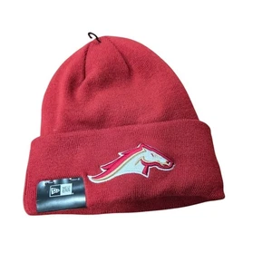 New Era Birmingham Stallions Embroidered Red Knit Cuff Beanie OS - Picture 1 of 8