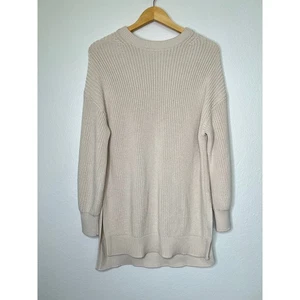 Marc O'Polo Longpullover Oatmeal Cable Knit Sweater Women's Organic Size XS - Picture 1 of 5