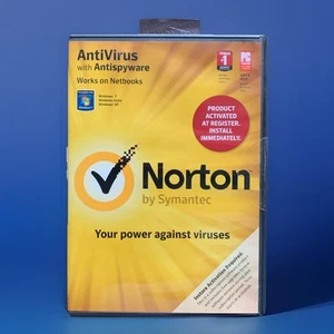 Norton AntiVirus with AntiSpyware by Symantec for Win 7/Vista/XP 2011 Rom #192 - Picture 1 of 3