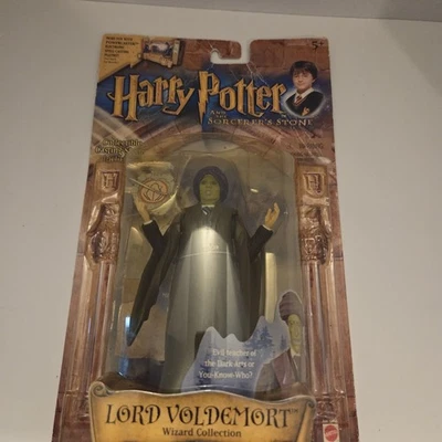 Boneco de ação Harry Potter Lord Voldemort feiticeiro pedra feiticeira coleção 2001 - Imagem 1 de 4