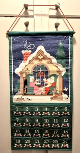 Avon Vintage 1987 Cuenta Regresiva para Navidad Calendario de Adviento Tela SIN RATÓN - Imagen 1 de 8