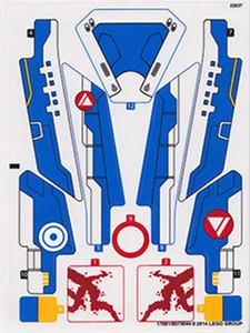 LEGO STICKER SHEET ONLY 76021 THE MILANO SPACESHIP RESCUE New from set - Picture 1 of 1