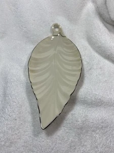 Plato de baratija Lenox 1953-88 decorado a mano con hoja de platino usado en excelente estado - Imagen 1 de 16