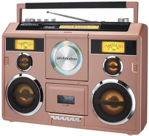 Studebaker SB2140RG Sound Station Bluetooth Boombox CD/AM-FM Radio/Cassette Reco