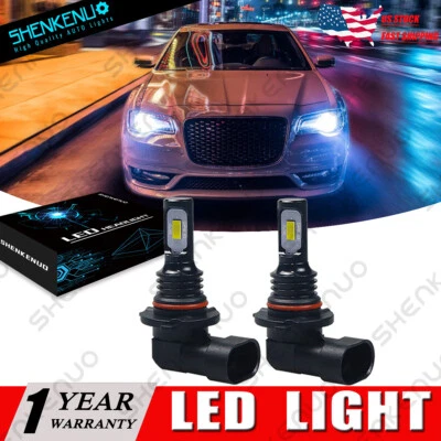 9005 6000K LED Headlight Bulb Hi/Lo Kit For Chrysler 200 300 2016 2017 2018 2019 - Image 1 of 4