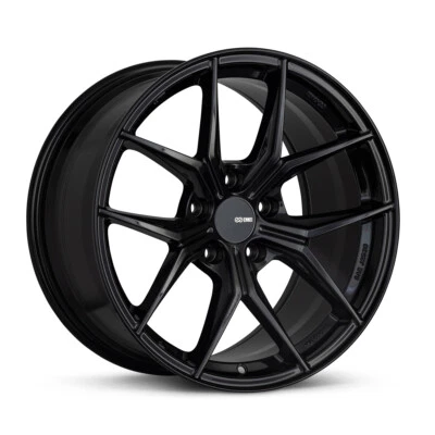 (1) 20x9.5 Enkei TSR-X 5x120 +40 Gloss Black Wheel - Image 1 of 2