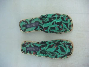 Susie Moon Alligator Espadrille Slides Size 8 - Picture 1 of 5
