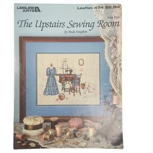 The Upstairs Sewing Room Paula Vaughan Collection Cross-Stitch Pattern Booklet - Picture 1 of 5