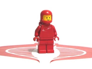 Legoland Lego Space Minifigur roter Astronaut sp005 Vintage Original #2 - Bild 1 von 1