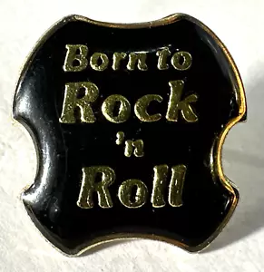 Born To Rock N Roll Music Sex Making Love Musician Retro Vintage Hat Lapel Pin - Picture 1 of 13