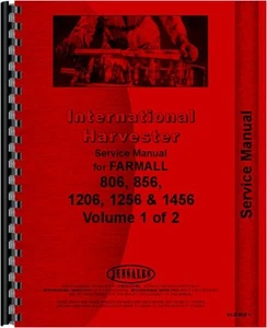International Harvester Farmall 806 856 1206 Tractor Service Manual IH-S-806+ - Bild 1 von 1