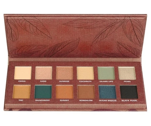 Japonesque - Lost In Tahiti Eye Shadow Palette - 12 Exotic Shades - New In Box - Image 1 of 4