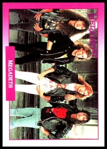 1991 Brockum Rockcards #10 Megadeth - Picture 1 of 2