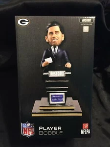 Aaron Rodgers Jeopardy Guest Host Bobblehead - Picture 1 of 3