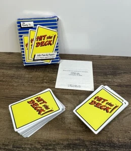 Juego de cartas vintage Hit The Deck Fundex 1987 completo con instrucciones - Imagen 1 de 7
