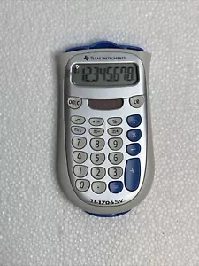 Texas Instruments TI-1706 SV Handheld Dual Power 8 Digit Calculator - Picture 1 of 1