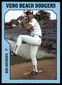 1985 TCMA Vero Beach Dodgers Bob Jacobsen Vero Beach Dodgers #16
