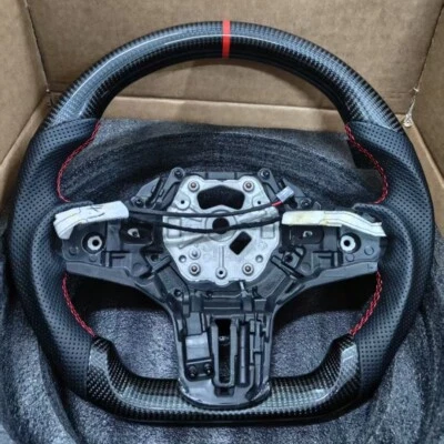 Flat Customized Sport Steering Wheel w/Heated For BMW G30 G32 G11 G14G G05 G07 Foto 1 de 4