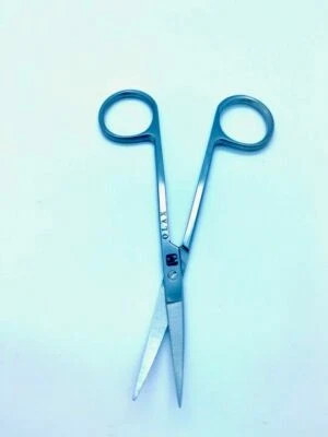 Chirurgischer Edelstahl Gebogen Schere, Irisschere für Angeln, Zahnmedizin, 12cm - Bild 1 von 2