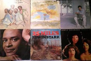 Lot of 6 R&B Soul LP record albums: Harold Melvin, Edwin Starr, Lionel Richie... - Picture 1 of 14