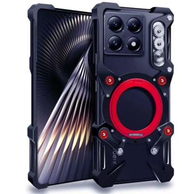 Металлический безободковый стойка бампер чехол для Xiaomi 15 15T 15S 14T 13T 12T 13 12S Pro - Изображение 1 из 4