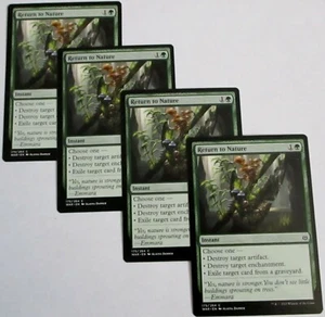 MTG Return To Nature War Of The Spark Magic Gathering x4 - Picture 1 of 1