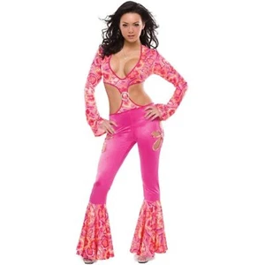 Radically Retro Jumpsuit - Adult Costume - Pink - M/L - Masquerade Costumes - Picture 1 of 1