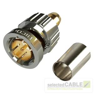 HICON 6G-SDI BNC Connecteur Crimp HD- 3G-SDI 75 Vidéo Koax | BNC1.6/7.3-6G - Picture 1 of 2