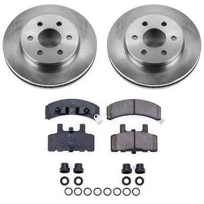 PowerStop Disc Brake Kit - Front - Fits Cadillac DeVille 1998-1999 OE Stock Repl - Image 1 of 4