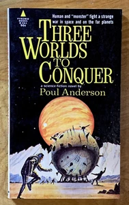 Three Worlds To Conquer by Poul Anderson - NF vintage 1964 Pyramid sci-fi PBO - Picture 1 of 6