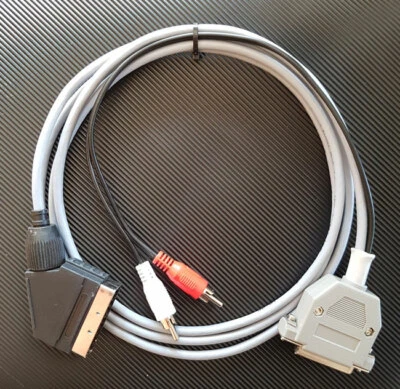 Amiga RGB SCART TV  Kabel 1,0 Meter HighQuality geschirmt (shielded) 23polig - Bild 1 von 4