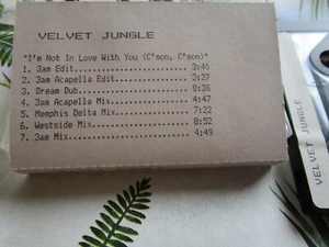 Velvet Jungle C'mon C'mon (I'm Not In Love With You Pre Release Promo Cassette - Picture 1 of 3