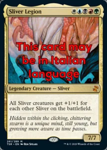 MTG SLIVER LEGION EXC - LEGIONE DI TRAMUTANTI - TSR - MAGIC - Bild 1 von 1