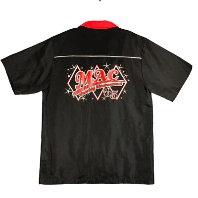 Camisa Rockabilly Retro Vintage Hilton 2005 Mac Bowling Tournament Para Hombre S Pequeña Foto 1 de 4