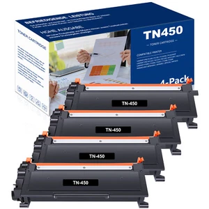 4 Stück High Yield kompatibel mit Brother TN450 Toner MFC-7860DW 7360N HL-2240 - Bild 1 von 1