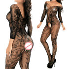 Sexy Body Stocking Lingerie Underwear Sexy Crotchless Fishnet Babydoll Pantyhose