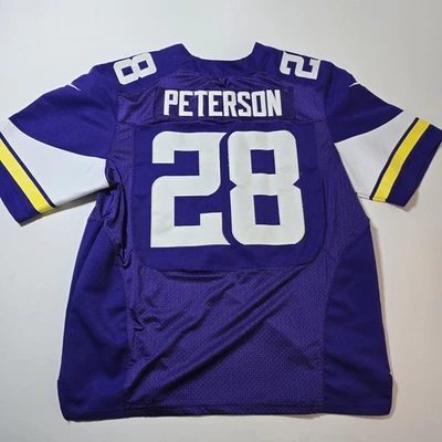 Camiseta deportiva para hombre talla 48 Nike On Field jugadores de la NFL Vikings #28 Adrian Peterson Foto 1 de 4