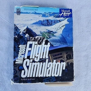 Microsoft Flight Simulator 1993 5,0 para disquete MS DOS 3,5" usado - Imagen 1 de 6