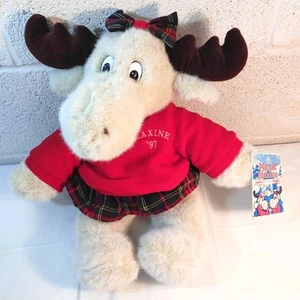 Maxine Moose Plush Moostletoe Holiday Stuffed Toy w/ Tag 1997 Commonwealth - Picture 1 of 17