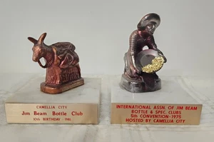 Two Vintage Jim Beam Camilla City Convention Trophies. - Picture 1 of 9