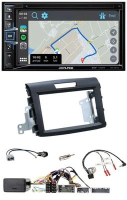 Alpine DAB TMC Bluetooth 2DIN USB Lenkrad Navigation für Honda CR-V FR5/FR6 ab 2 - Bild 1 von 4