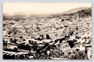 RPPC Birdseye City View Pachuca Hidalgo Mexico Torre de Reloj '50 Photo Postcard - Picture 1 of 2