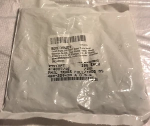 Steel Truss Head Machine Screw Small Parts 0407MPT 4-40x7/16 - Picture 1 of 3