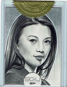 Stargate Universe Season 1 - 2010 Sean Pence 6 Case Sketch Incentive Ming-Na We - Picture 1 of 4