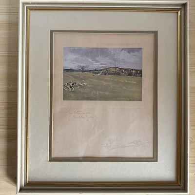 Lionel Edwards Jagdszene „The Cottesmore (Ranksboro Gorse)“, 1926, gerahmt - Bild 1 von 4