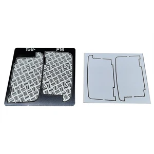 Placa antideslizante de luz trasera de metal 2 piezas para camión Tamiya 1/14 RC 56375 piezas - Imagen 1 de 3