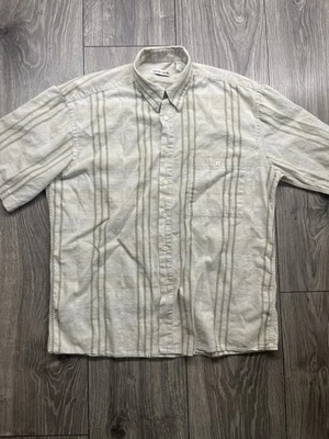 Pierre Cardin Hombre Grande Manga Corta Algodón Abotonado  Foto 1 de 4