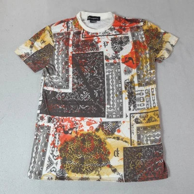 Camisa Y2K Elevenparis Para Hombres Pequeña Ropa de Calle Rap Barroco Retazos Arte Gráfico Foto 1 de 4