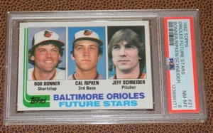 1982 Topps Cal Ripken Jr. Baltimore Orioles Rookie Card #21 PSA NM-MT 8 - Bild 1 von 2